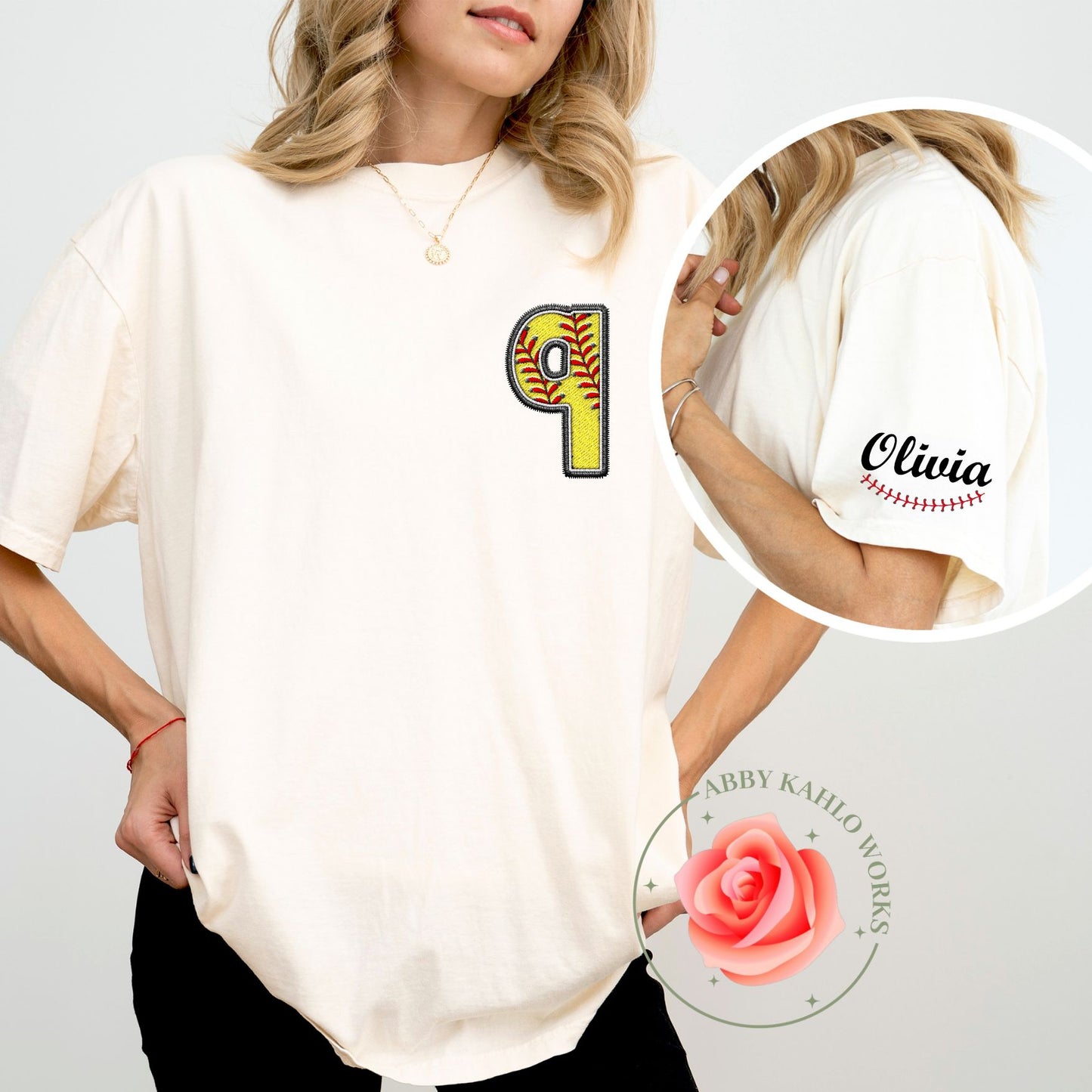 Personalized Softball Player