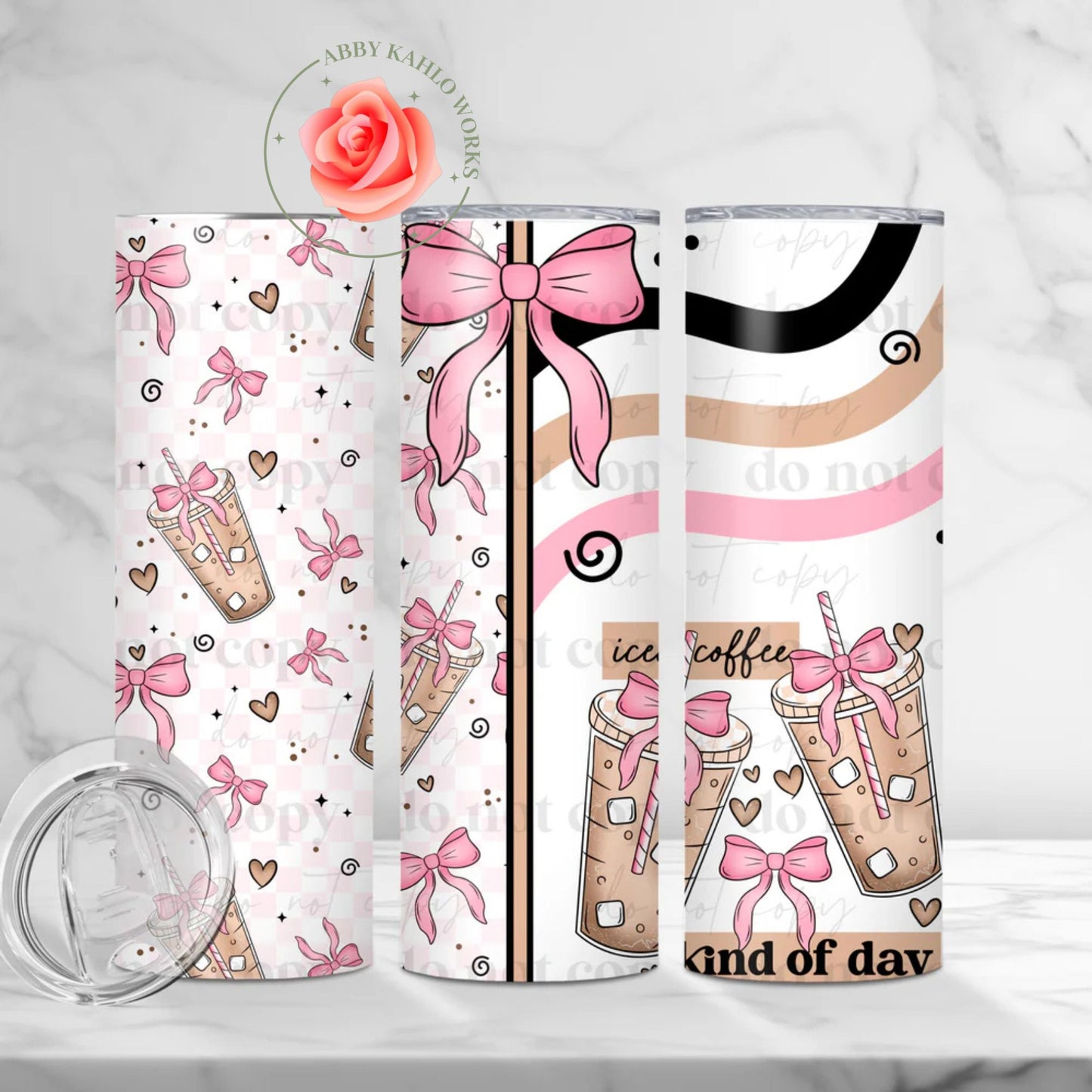 Iced Coffee Kinda Day Tumbler