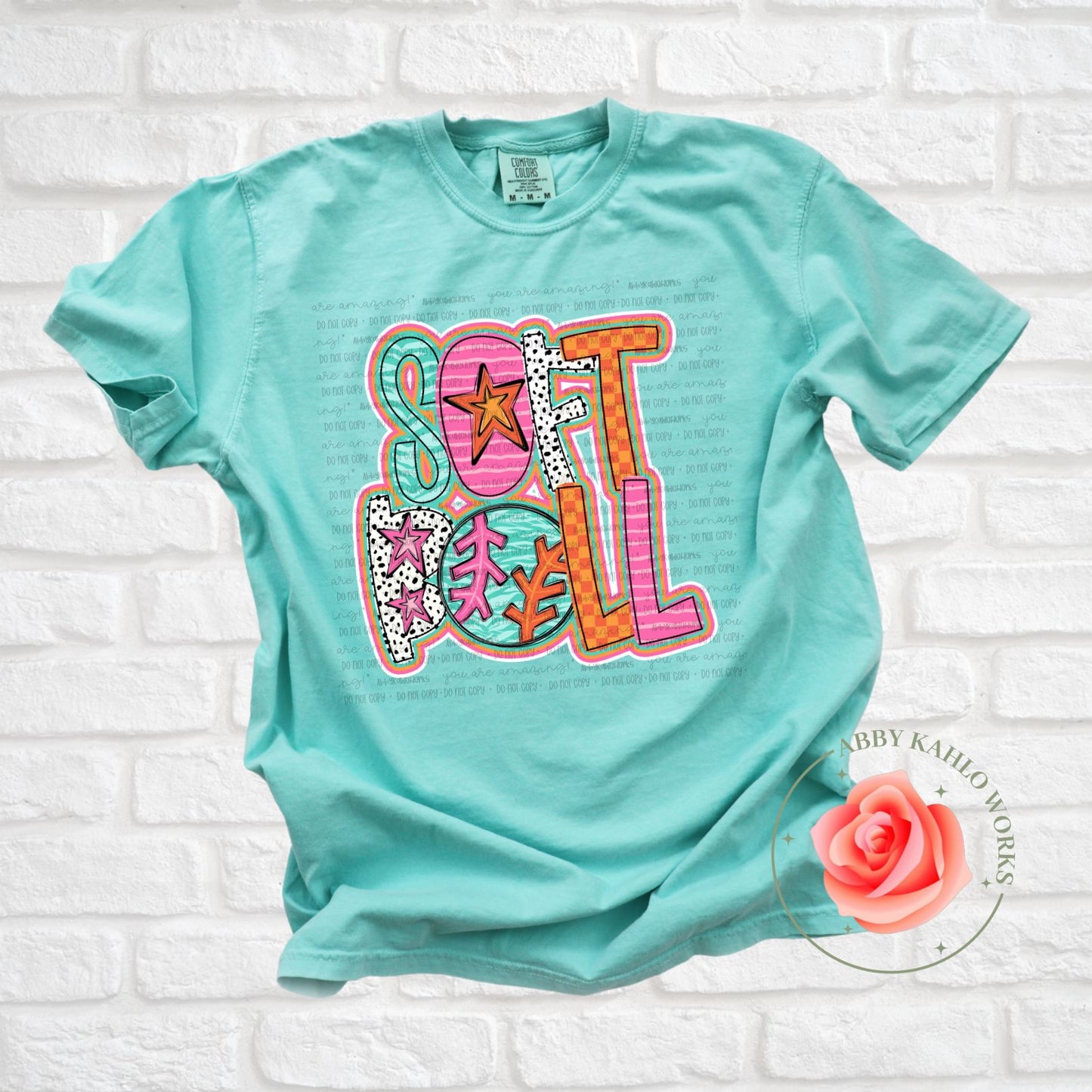 Colorful Softball