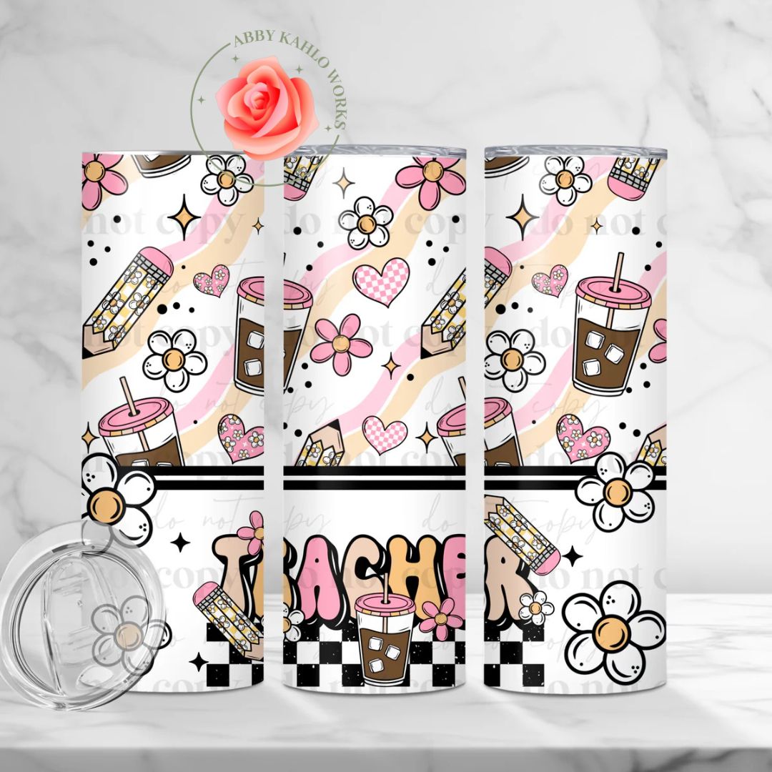 Teacher Iced Coffee Tumbler
