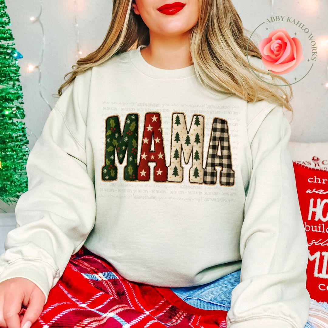 Mama Christmas Patch