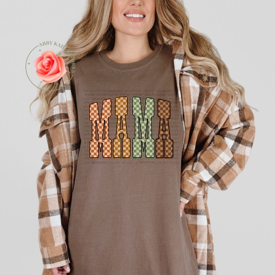 Fall Checker Mama