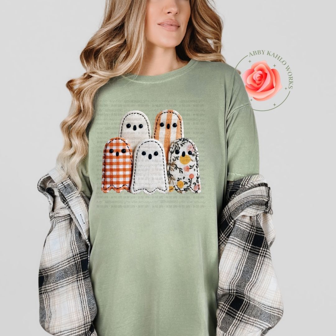 Preppy Floral Ghosts