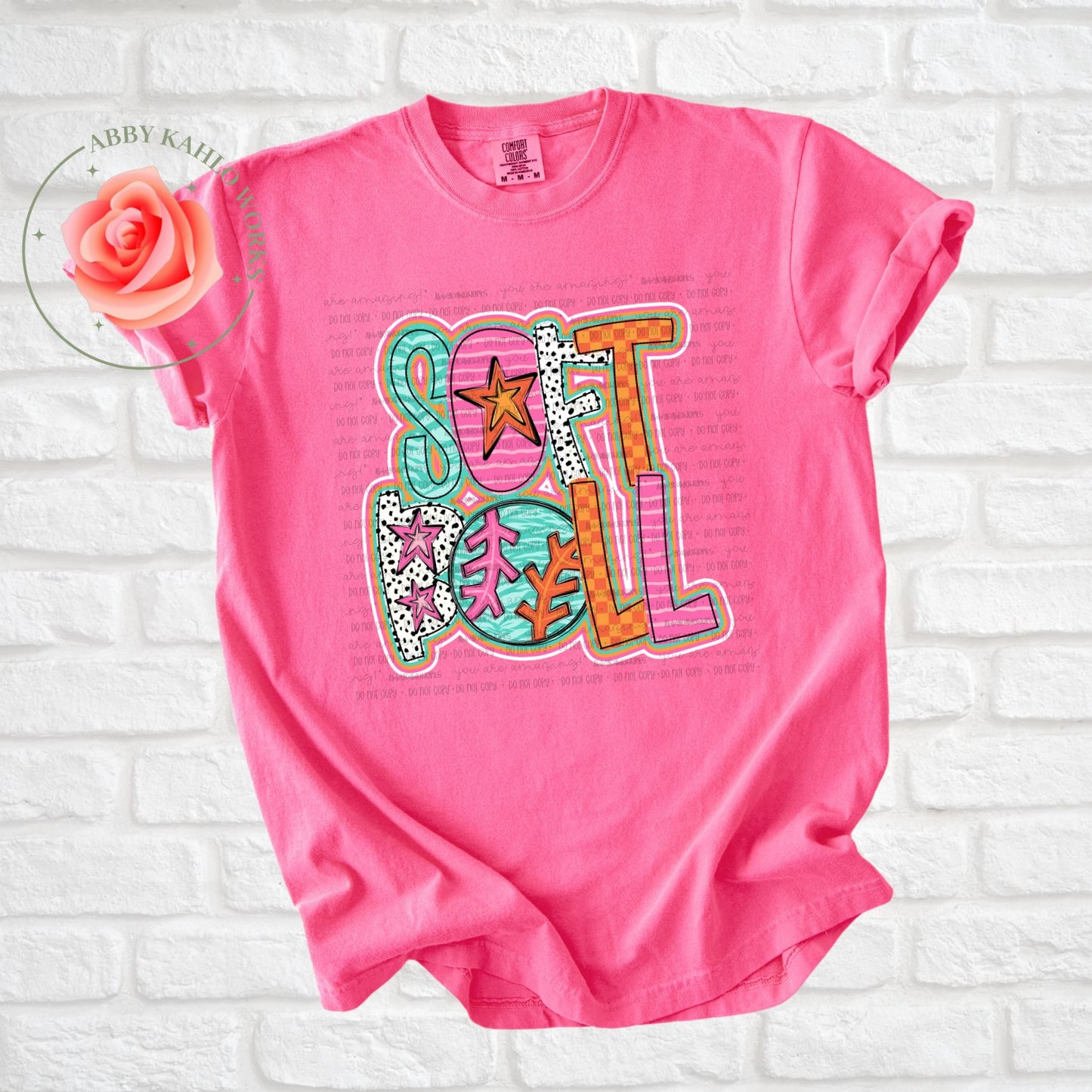 Colorful Softball