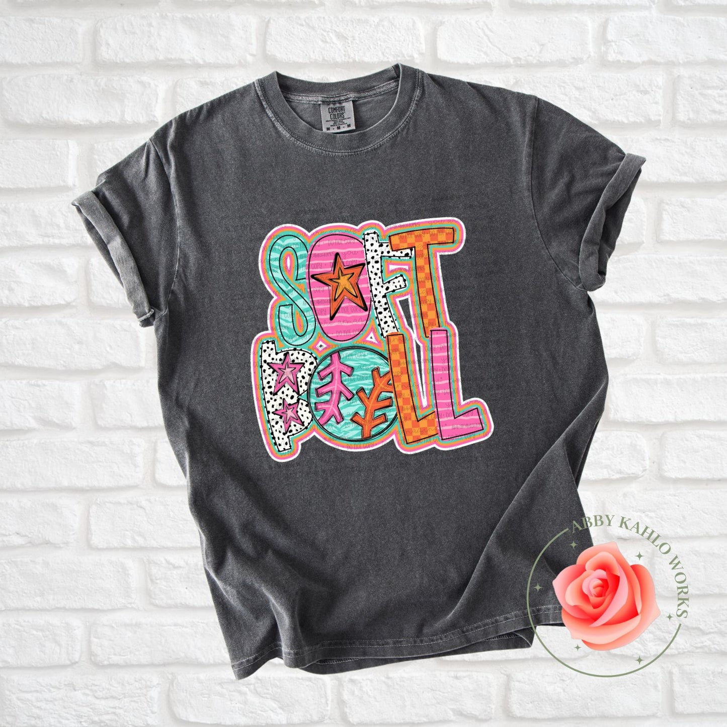 Colorful Softball