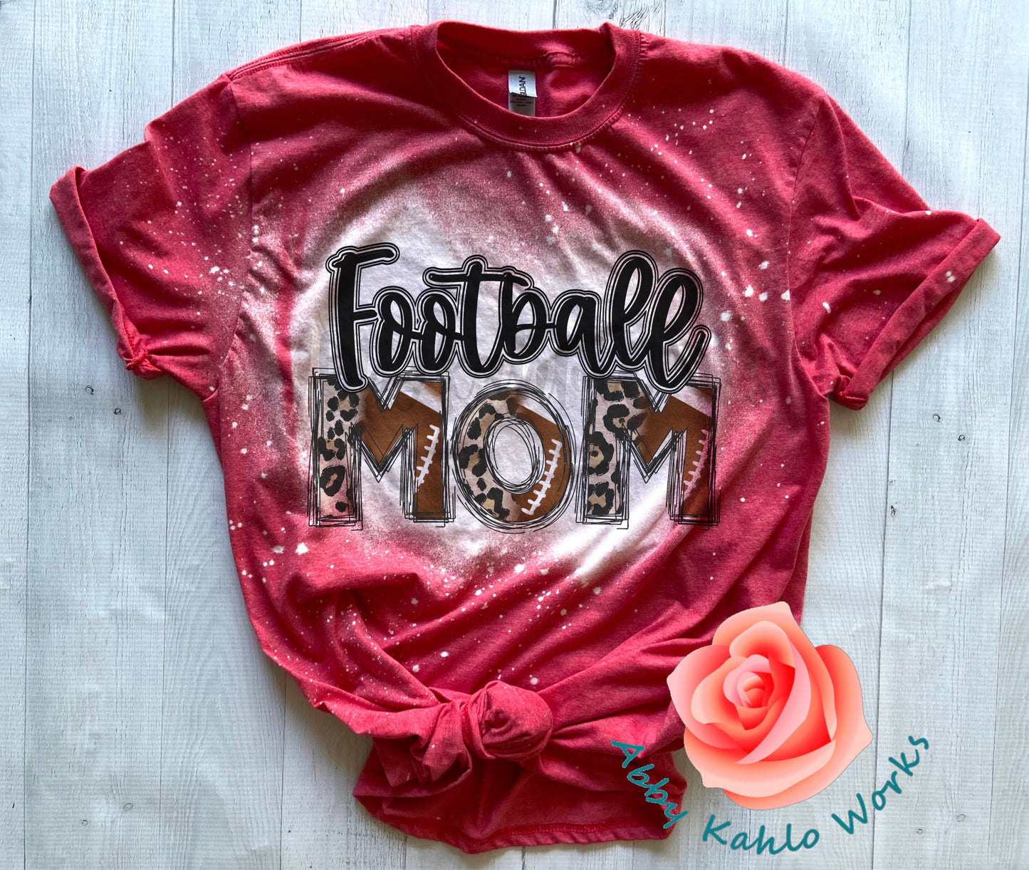 Bleached Football Mom