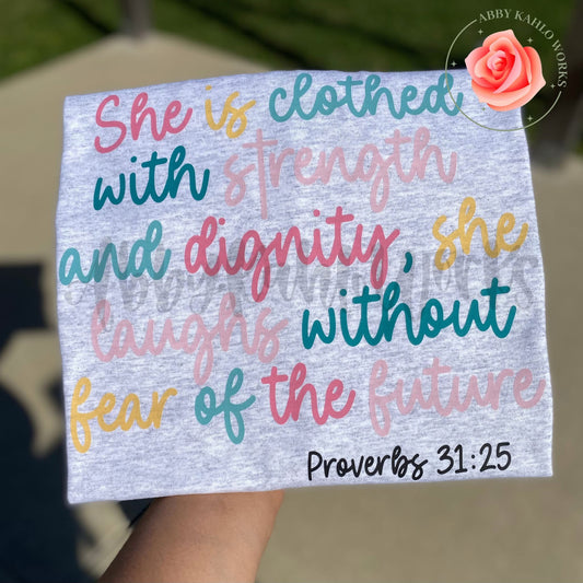 She Is Clothed With Strength