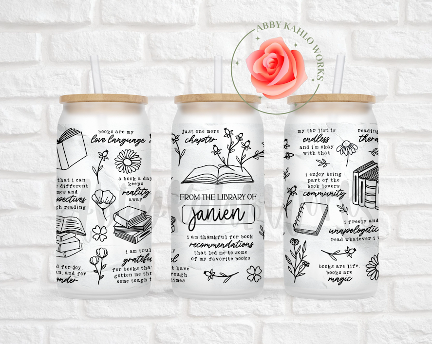 ✨Personalized✨ From The Library Of Libbey Cup