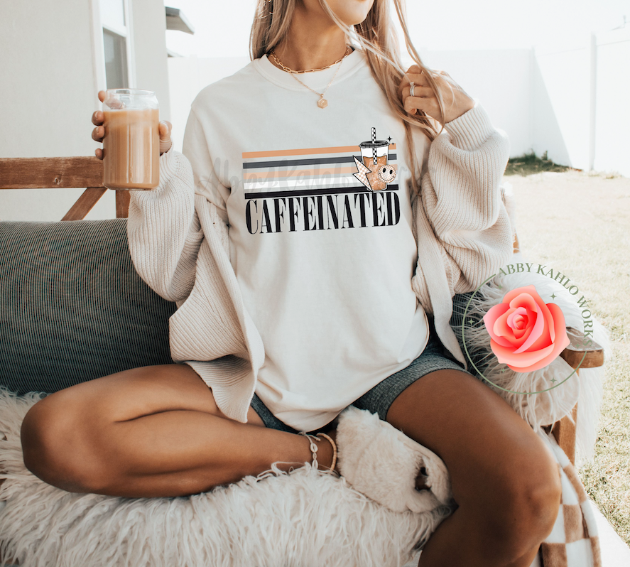 Retro Stripe Caffeinated