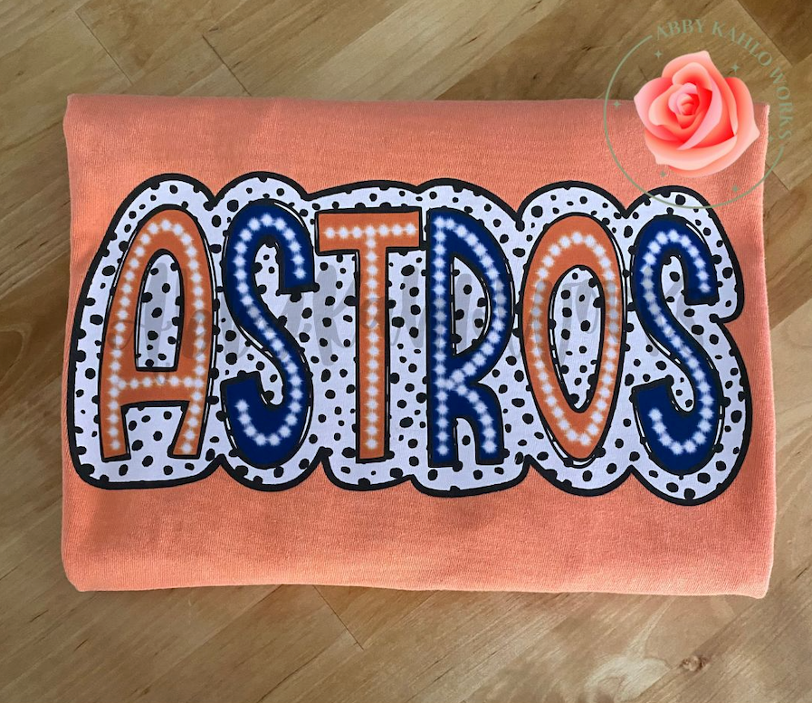 ✨RTS✨ Dalmatian Astros Shirt