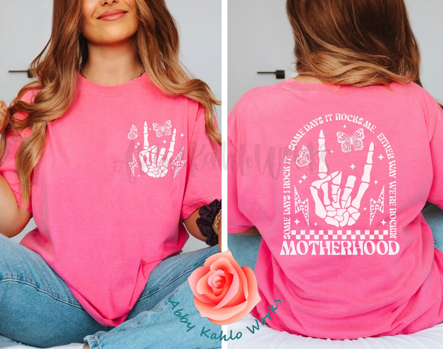 Some Days I Rock Motherhood Tee