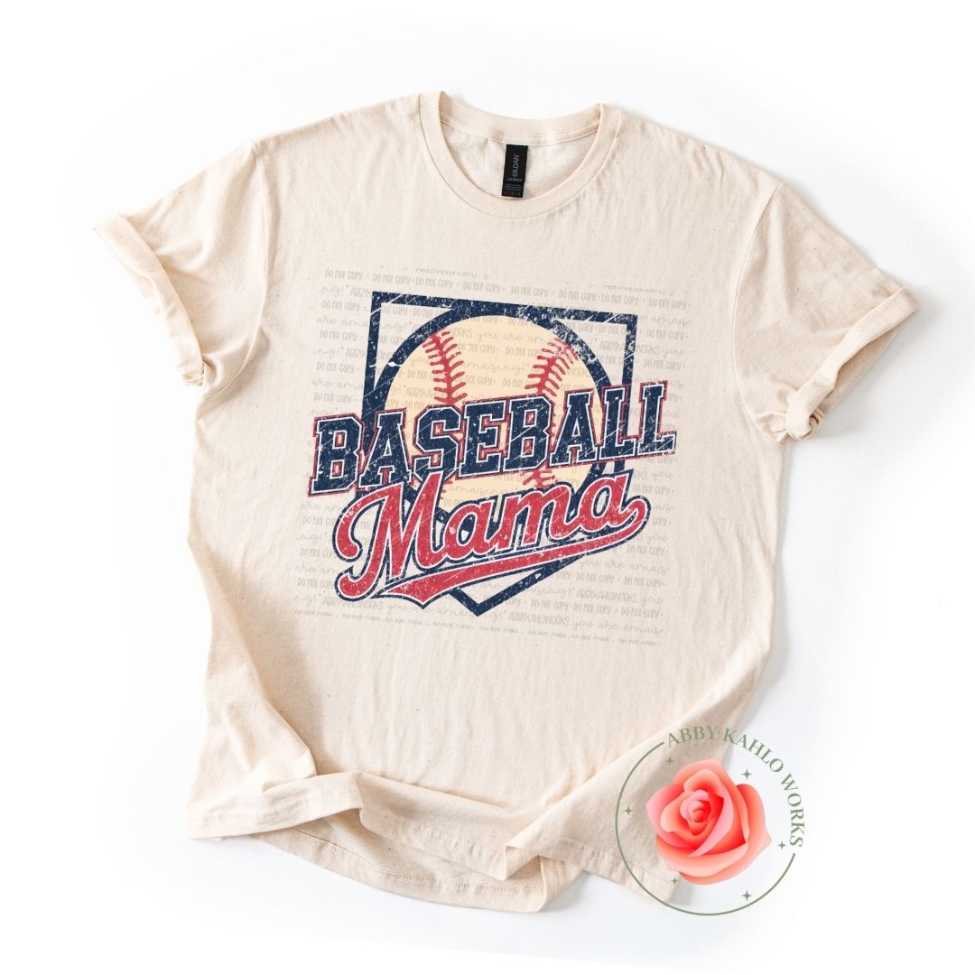 Retro Baseball Mama