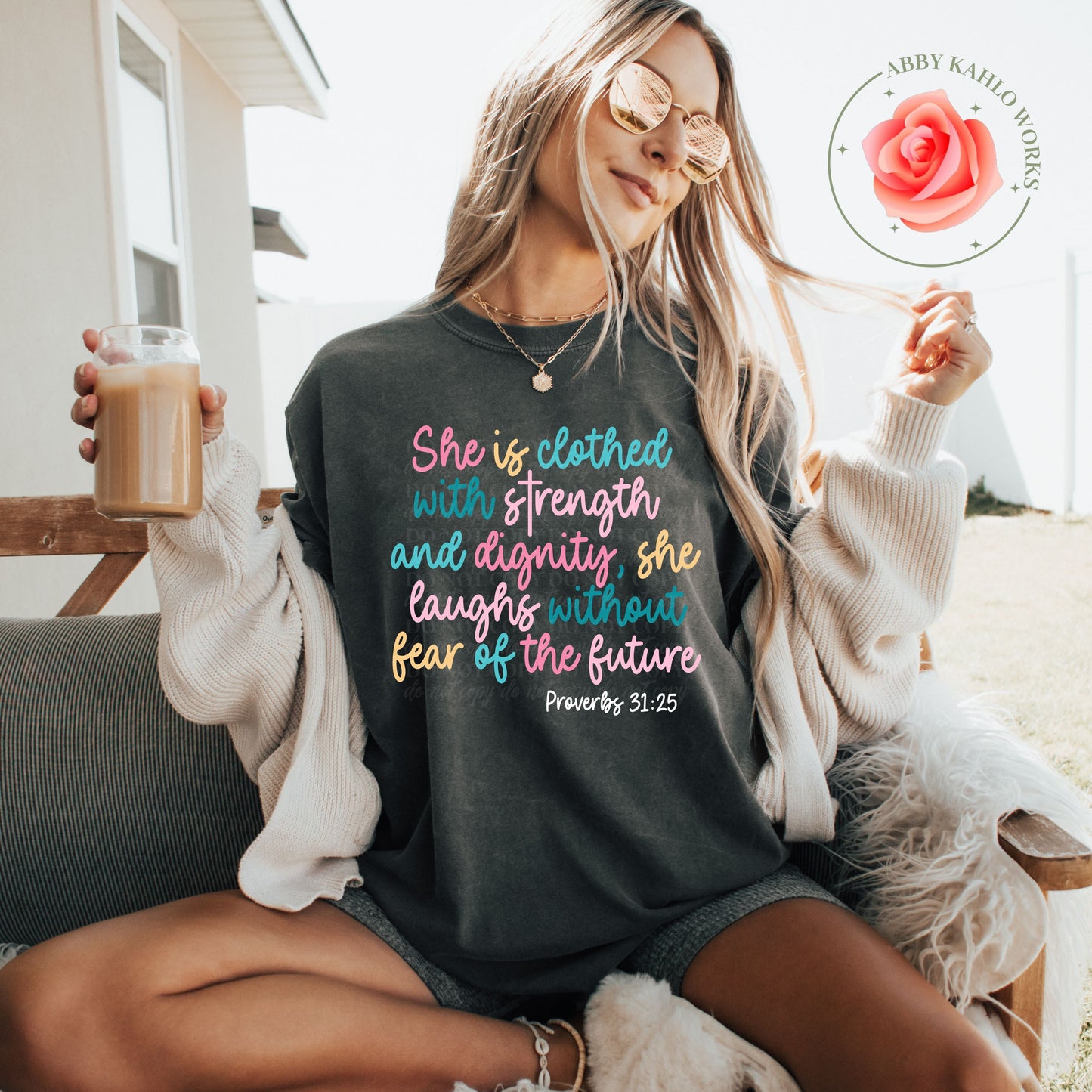 She Is Clothed With Strength Shirt