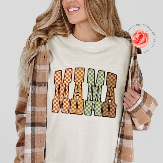 Fall Checker Mama