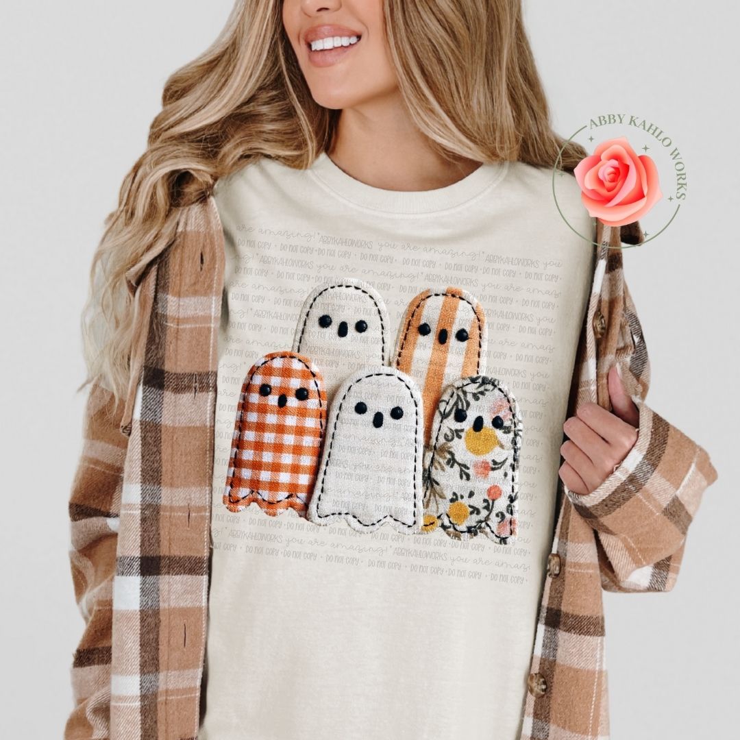Preppy Floral Ghosts