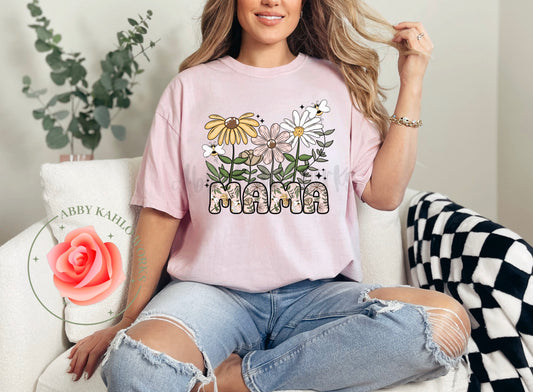 Floral & Bees MAMA Shirt
