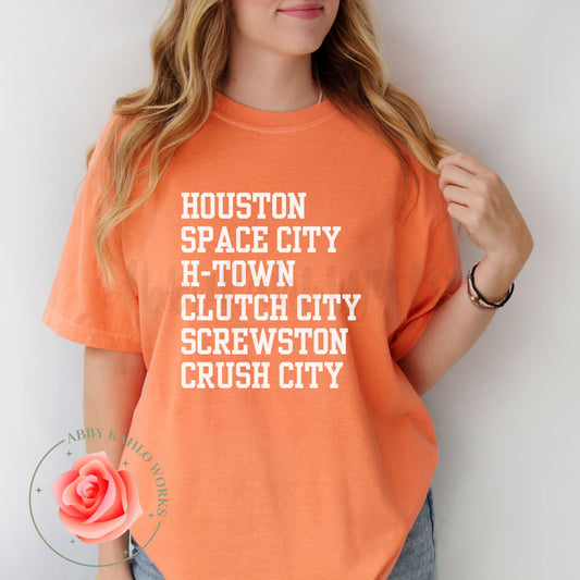 Houston Names Shirt