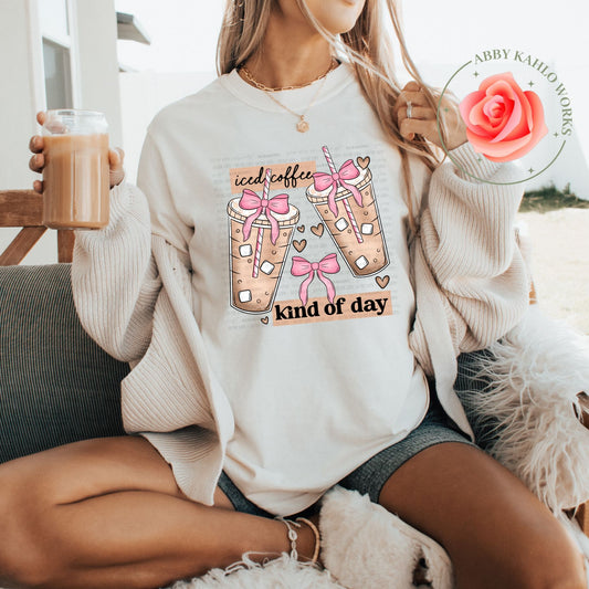 Iced Coffee Kinda Day Shirt