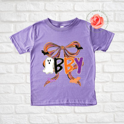 Kids Personalized Halloween Bow