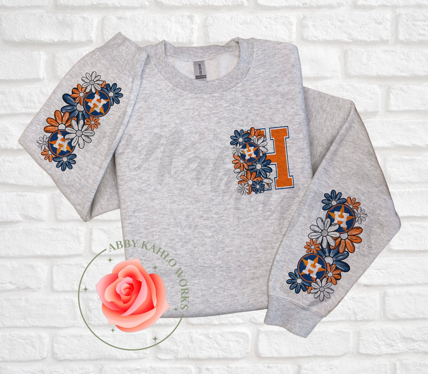 Floral Astros Sweatshirt