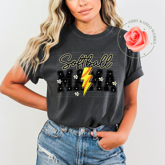 Bolt Softball Mama Shirt