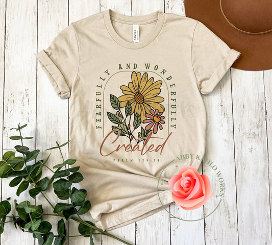 Fearfully & Wonderfully Created Shirt