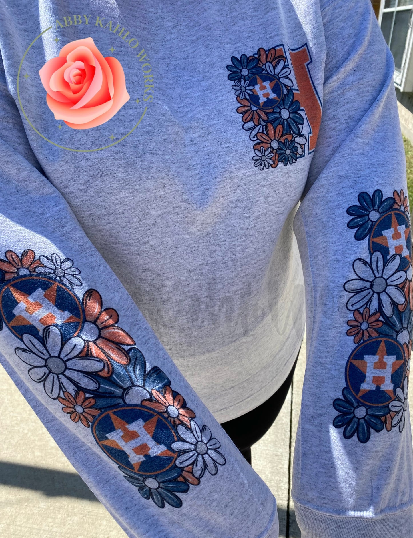 Floral Astros Sweatshirt