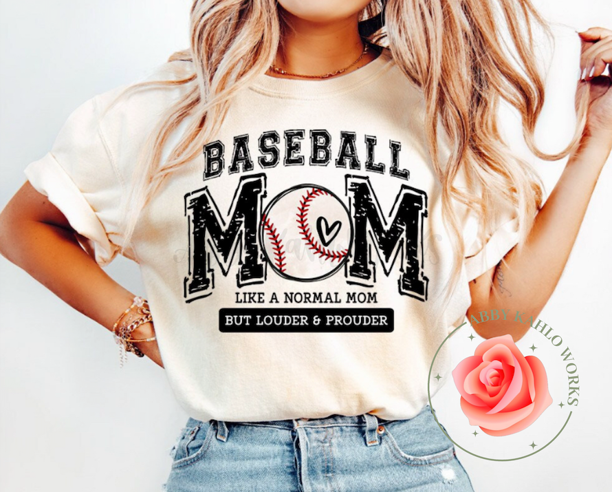 Louder & Proder Baseball Mom Tee