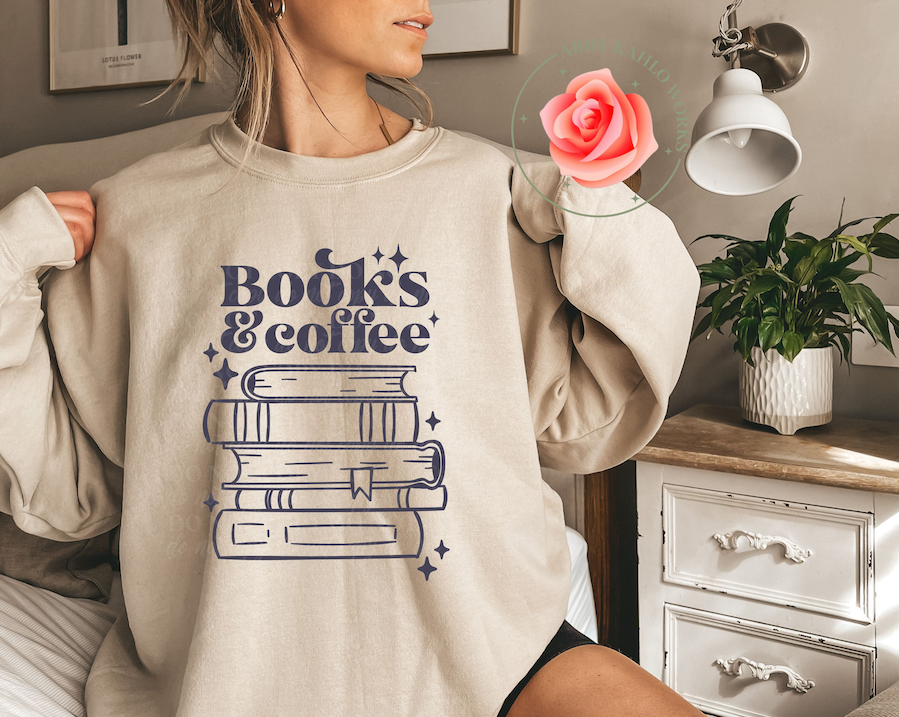 Books & Coffee Sweatshirt