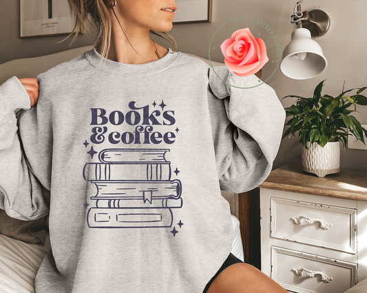 Books & Coffee Sweatshirt