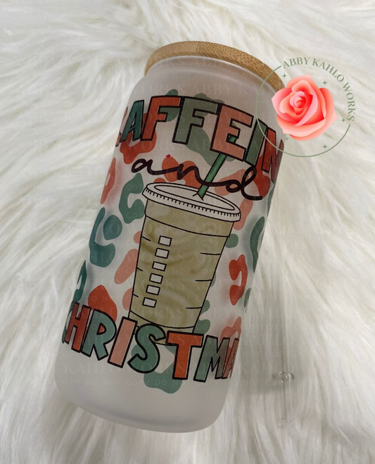 ✨RTS✨ Christmas and Caffeine Libbey Cup
