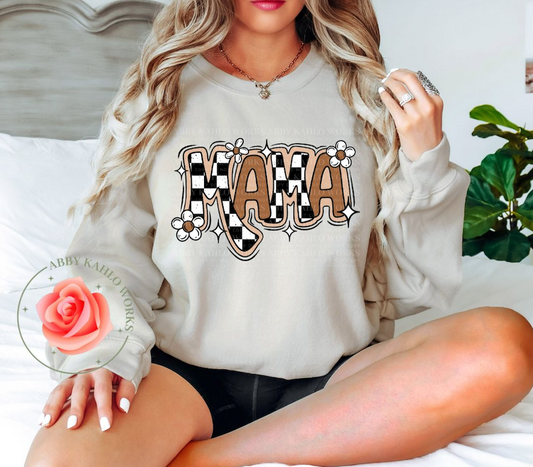 Checker MAMA Sweatshirt