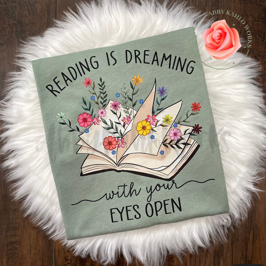 Reading Is Dreaming Bleached Shirt