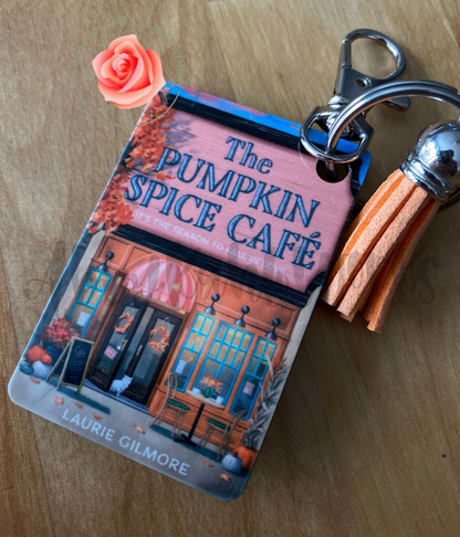 Book Cover Key Chain