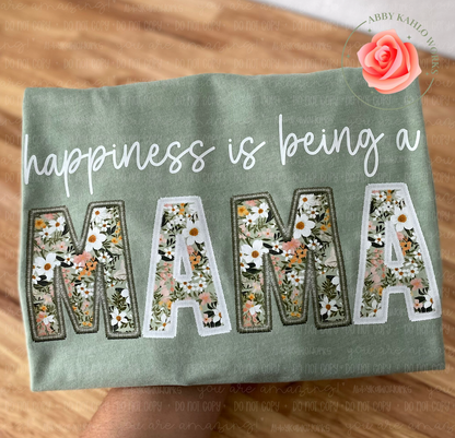 Happiness Is Being A Mama Shirt