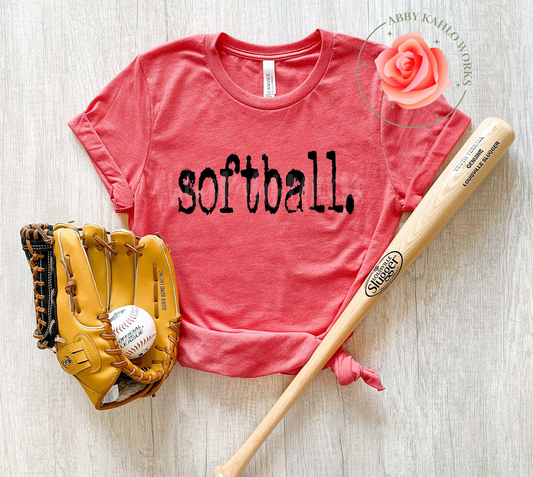 Softball. Shirt