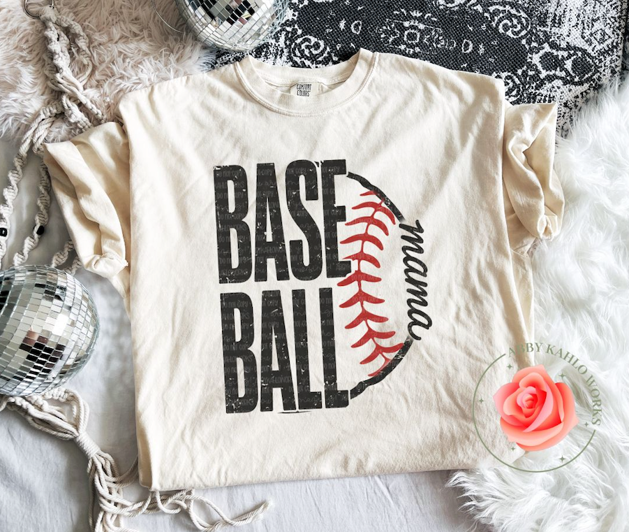Stacked Baseball Mama