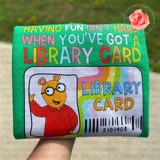 Art Library Card