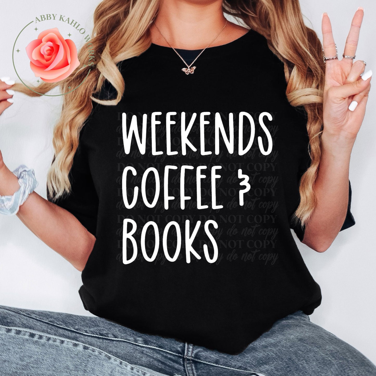 Weekends Coffee & Books Shirt