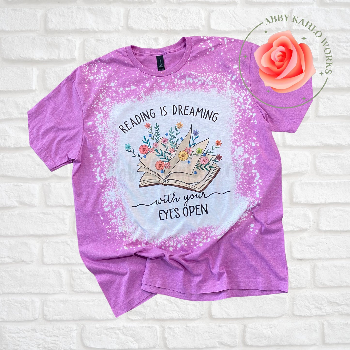 Reading Is Dreaming Bleached Shirt