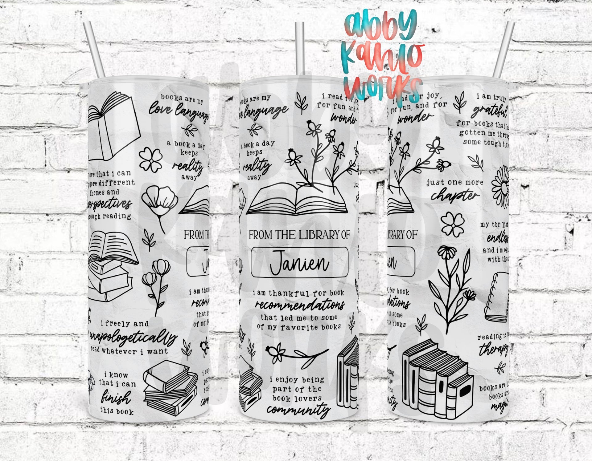 From The Library Of Tumbler