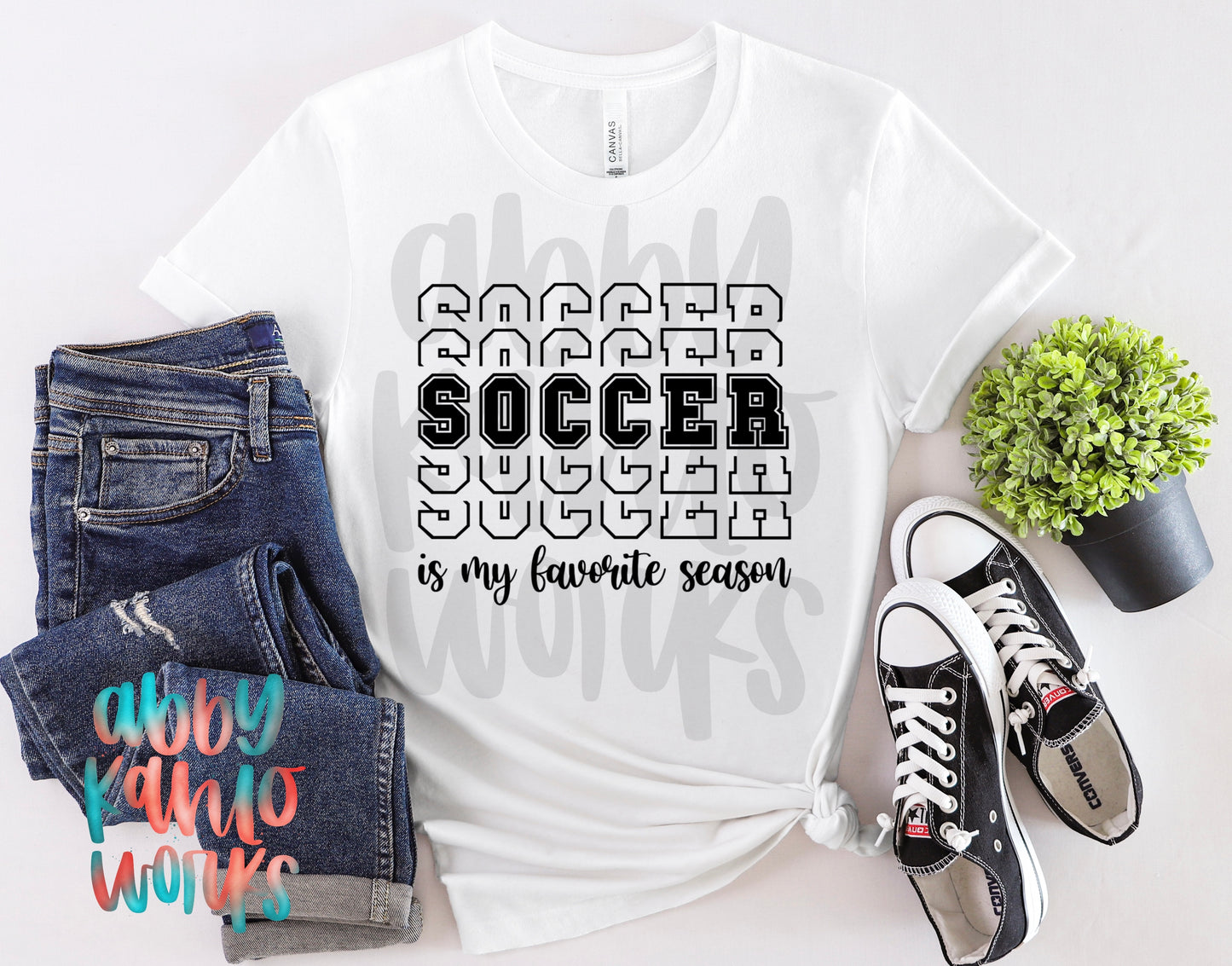 Soccer Is My Favorite Season Tee