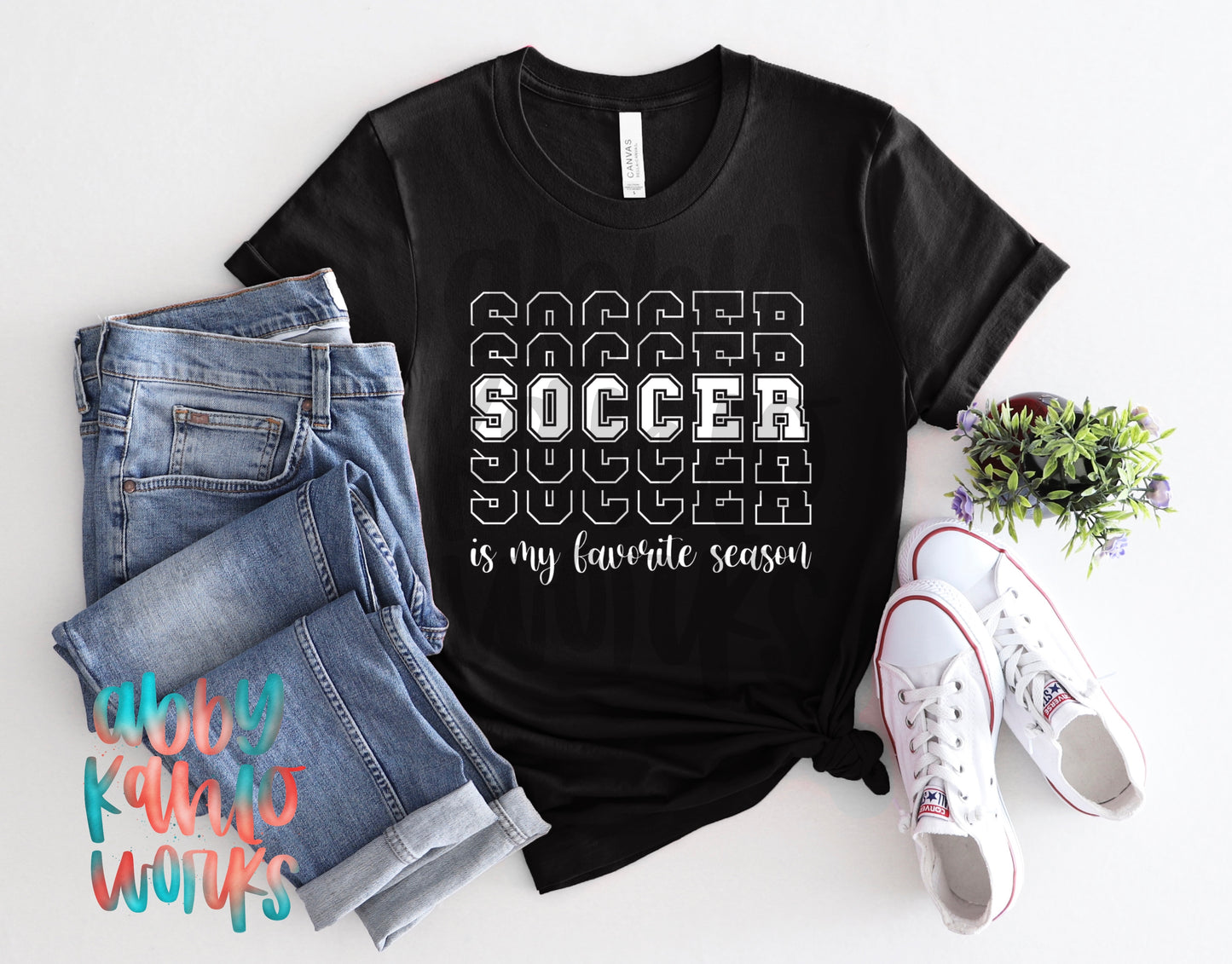 Soccer Is My Favorite Season Tee