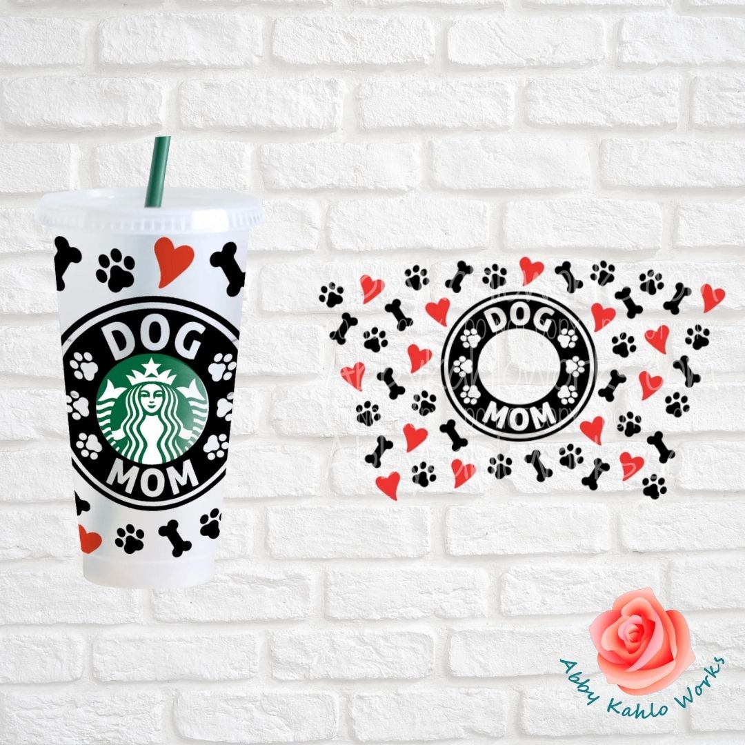 Hearts Dog Mom Starbucks Cup