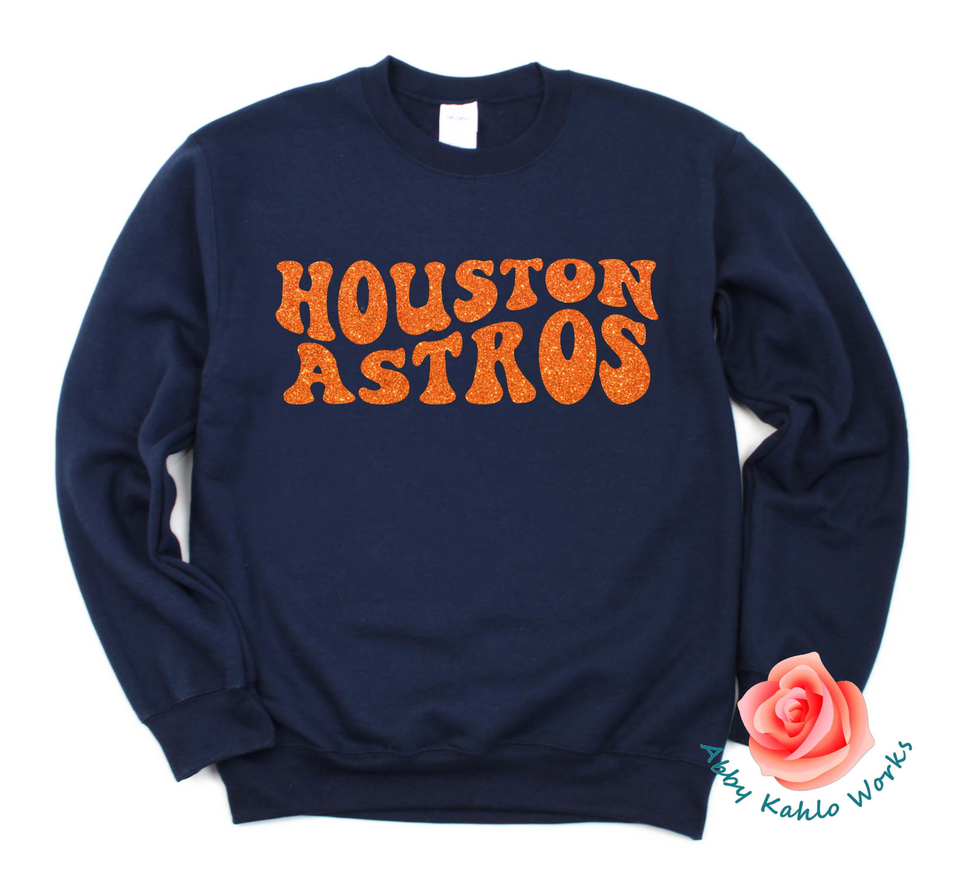 AbbyKahloWorks Retro Houston Astros Sweater 2XL