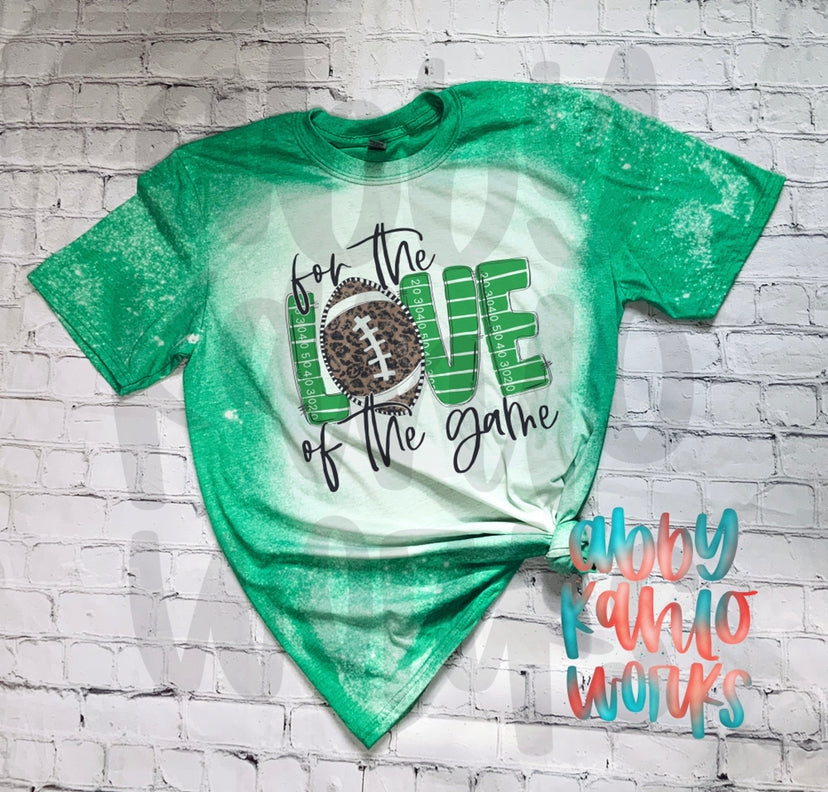 For The Love Of The Game Bleached Shirt