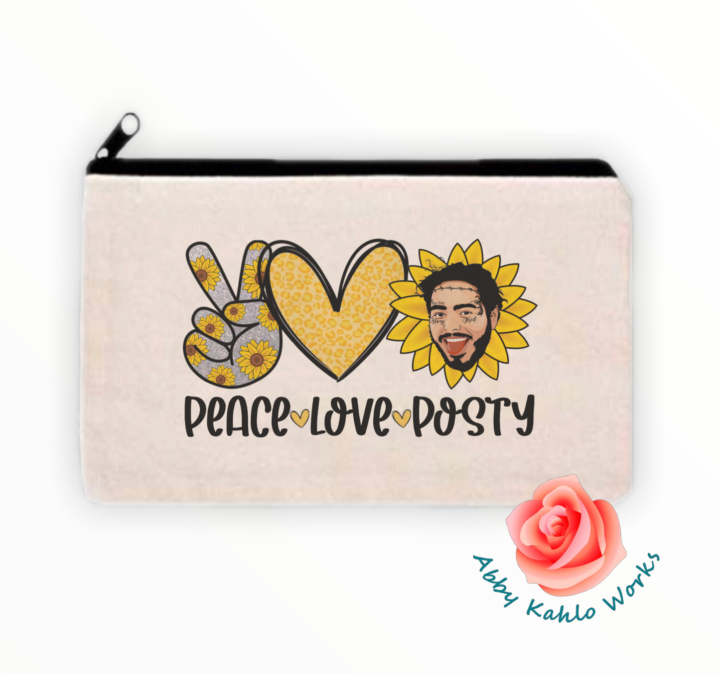 Peace Love Posty Make Up Bag