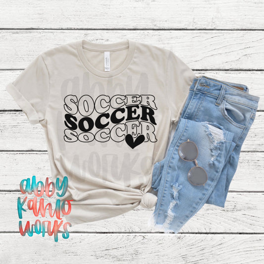Soccer Heart Tee
